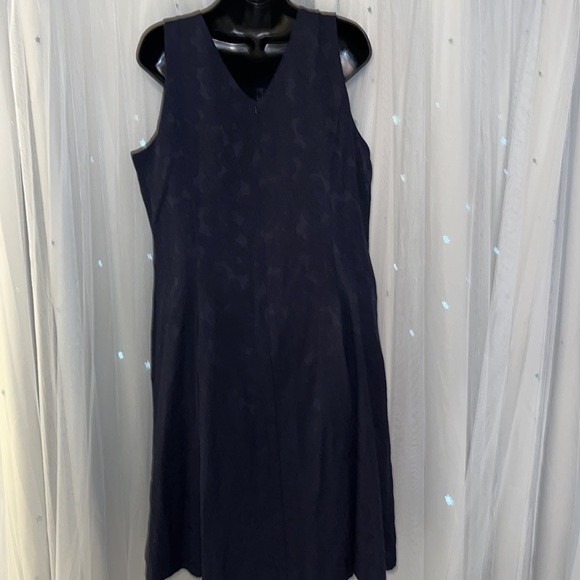 NWT RSVP by Talbots fully lined Navy Dress Size 16 #10191 - Picture 2 of 4